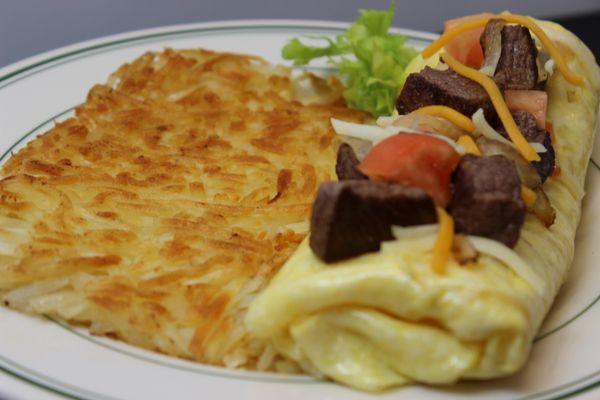 Steak Omelette