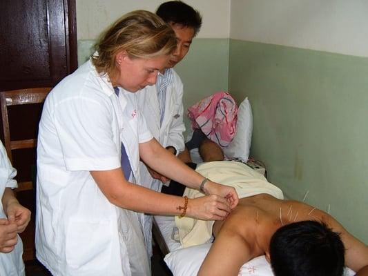 Acupuncture in Shanghai, China