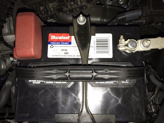 New Car Battery 10/19 Manufactured