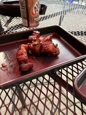 Pork belly burnt ends.