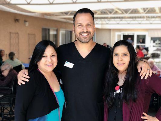 Three of our directors: Maricel, Matthew, and Kimberly.