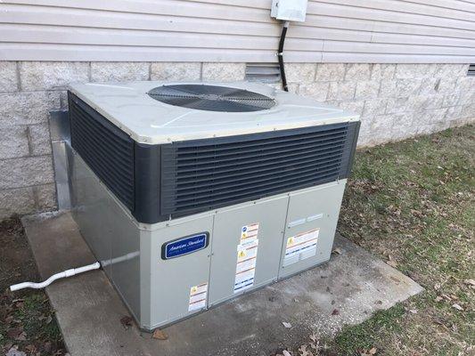 15 seer American Standard heat pump system