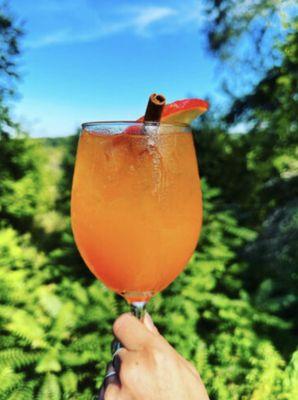 Fall Apple Cider Spritzer