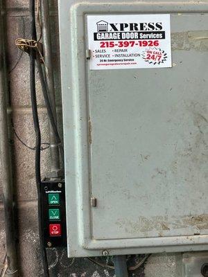 Garage door opener