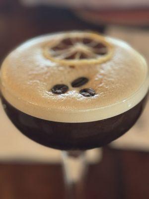 Bourbon espresso martini