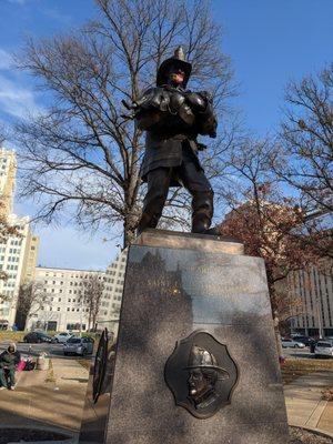 Firemen's Memorial in Poelker Park, Saint Louis