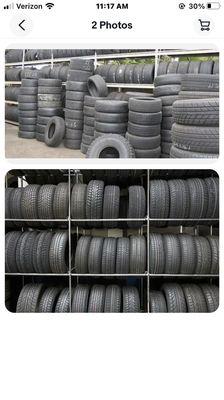 New and used car tires and truck tires