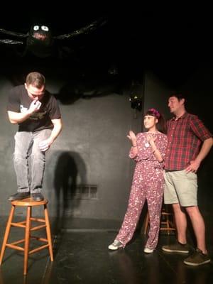 "The Phonies" improv group.