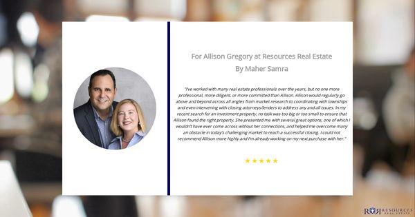 Allison & Mark Are agents in our Rumson office.