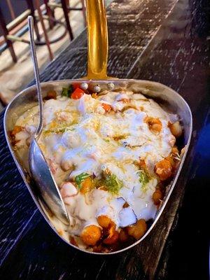 Chole Samosa Chaat