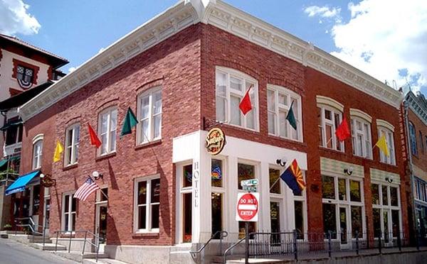 Our Historic 1902 Building, restored in 1999, houses the Hotel San Ramon upstairs, and award-winning Santiago's Restaurant below