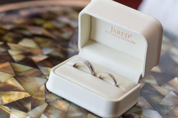 Wedding bands come in this box for the big day :)