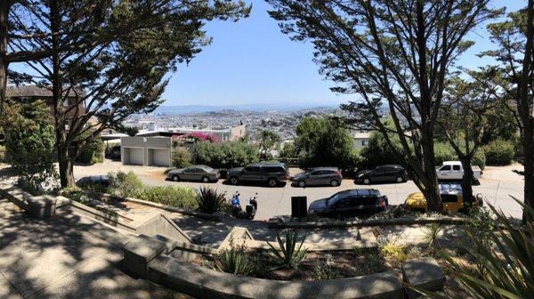 View Looking Down to The Mission