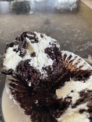 Jumbo Cookies and Cream Cupcake