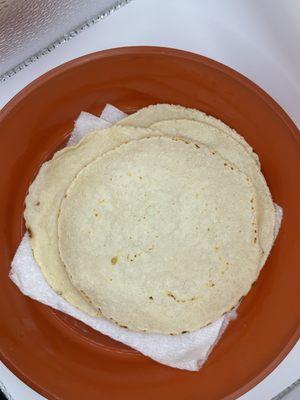 Tortillas de Maiz hechas a mano