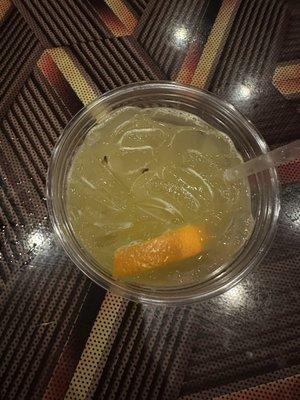 Orange crush with TWO DEAD FLIES IN IT!!!!!!!!!! Yuck