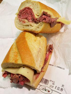 Shake Hands with Roast Beef and Swiss Slathered in Horseradish!! YUMMMMMMERS!!