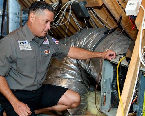 katy hvac | We're out on the job, repairing HVAC systems for the Katy community!