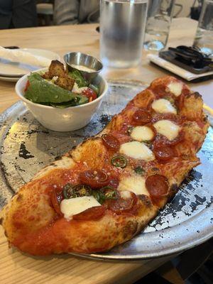 Flat bread lunch combo