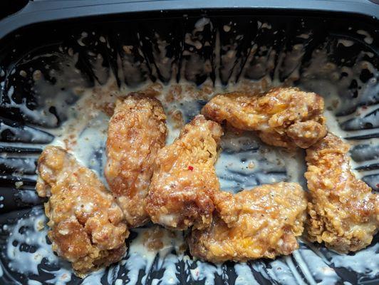 Garlic Parmesan wings