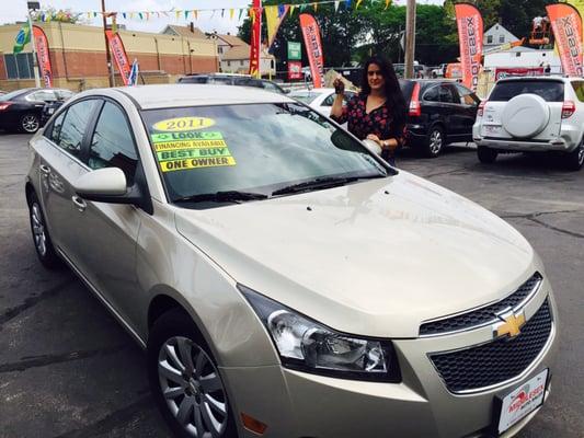 2012 chevy cruze. Call now and buy it with $1490 down payment