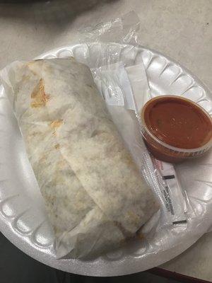 Absolutely mouth watering burrito