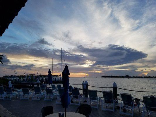 Best place to watch the sunset away from Mallory Square & Sunset Pier.