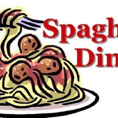 MONDAY SPECIAL SPAGHETTI SERVED WITH SALAD AND GARLIC BREAD.