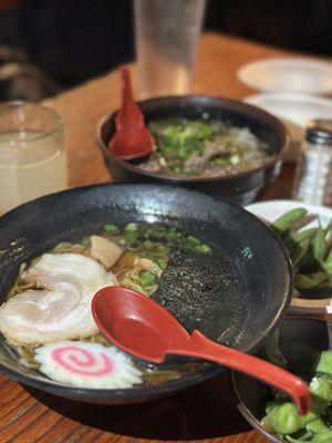 Ramen and udon