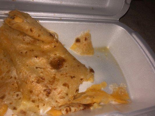 Cheese quesadilla