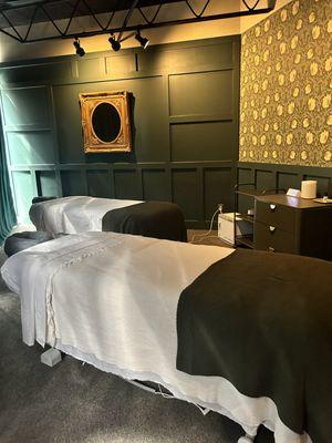 Couple's massage room