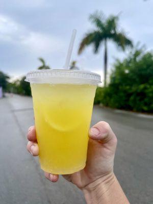 Fresh Lemonade Pineapple Mix! Find at "El Rey del Tamal" Located By Front Entrance~