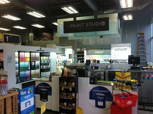 The Paint Studio at Downtown Ace offers Benjamin Moore, Valspar and Clark+Kensington paints