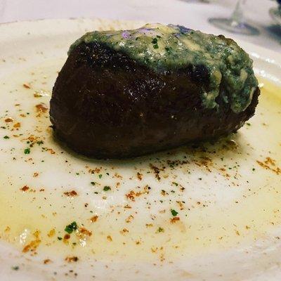 Petit Filet with Blue cheese crust