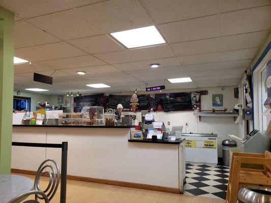 Front Counter at Sweet Willows Creamery