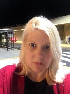 This is me at 11:40pm standing outside waiting for my car. This sucks.