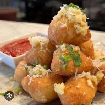 Parmesan dough balls