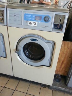 Self service washing machine small load.