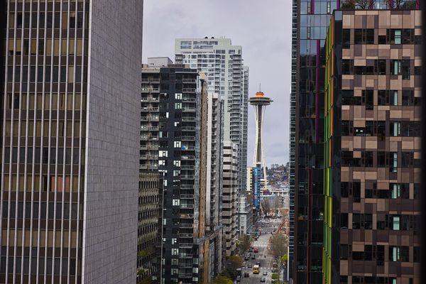 Seattle Space Needle view from Emery Reddy office