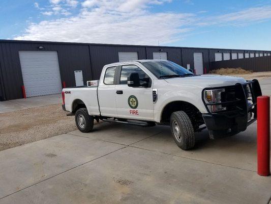 Accessories on our local Forest Service truck