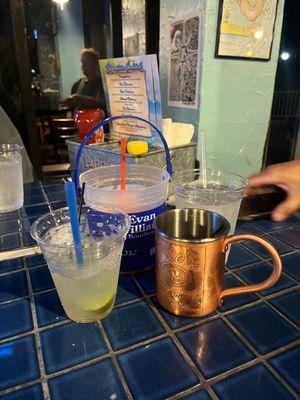 Buckets, margaritas, mules