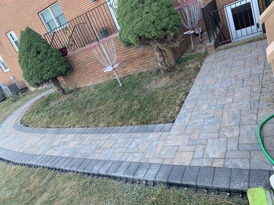 Paver patio