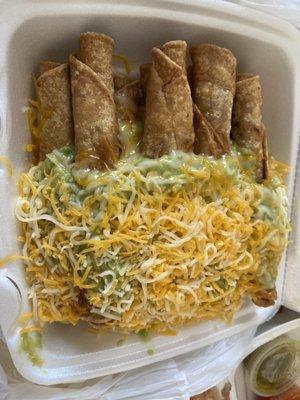 10 taquitos $10 something + tax