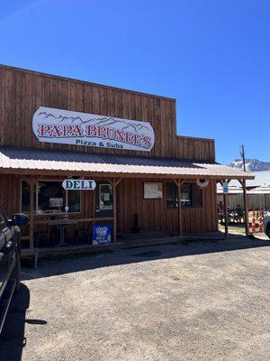 Restaurant front view.