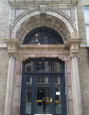 Entrance to Gallery which is on the second floor, can ring to enter