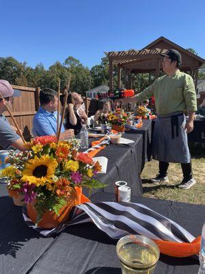 Hibachi lunch with chef Hong