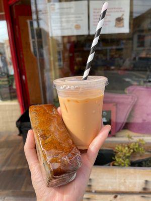 very creamy thai tea! most places don't make it creamy but THIS is creamy