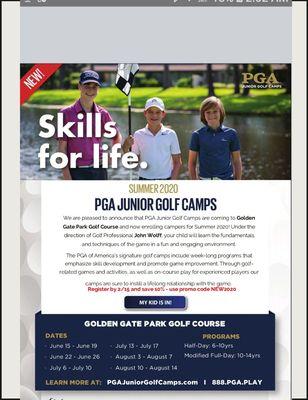 Junior GOlf Camp