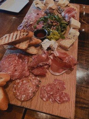 Charcuterie boards are half off on Tuesdays!