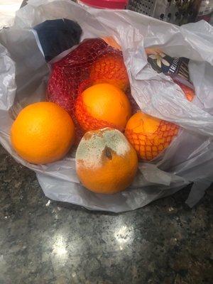 Rotten oranges